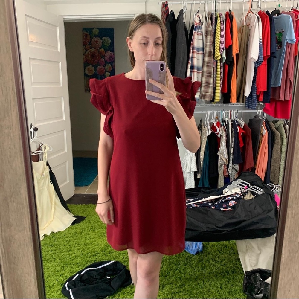 Maroon dress